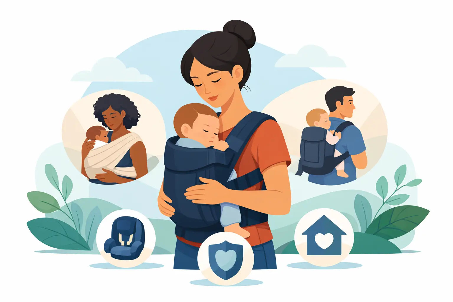 How to Wear Baby Safely Every Day